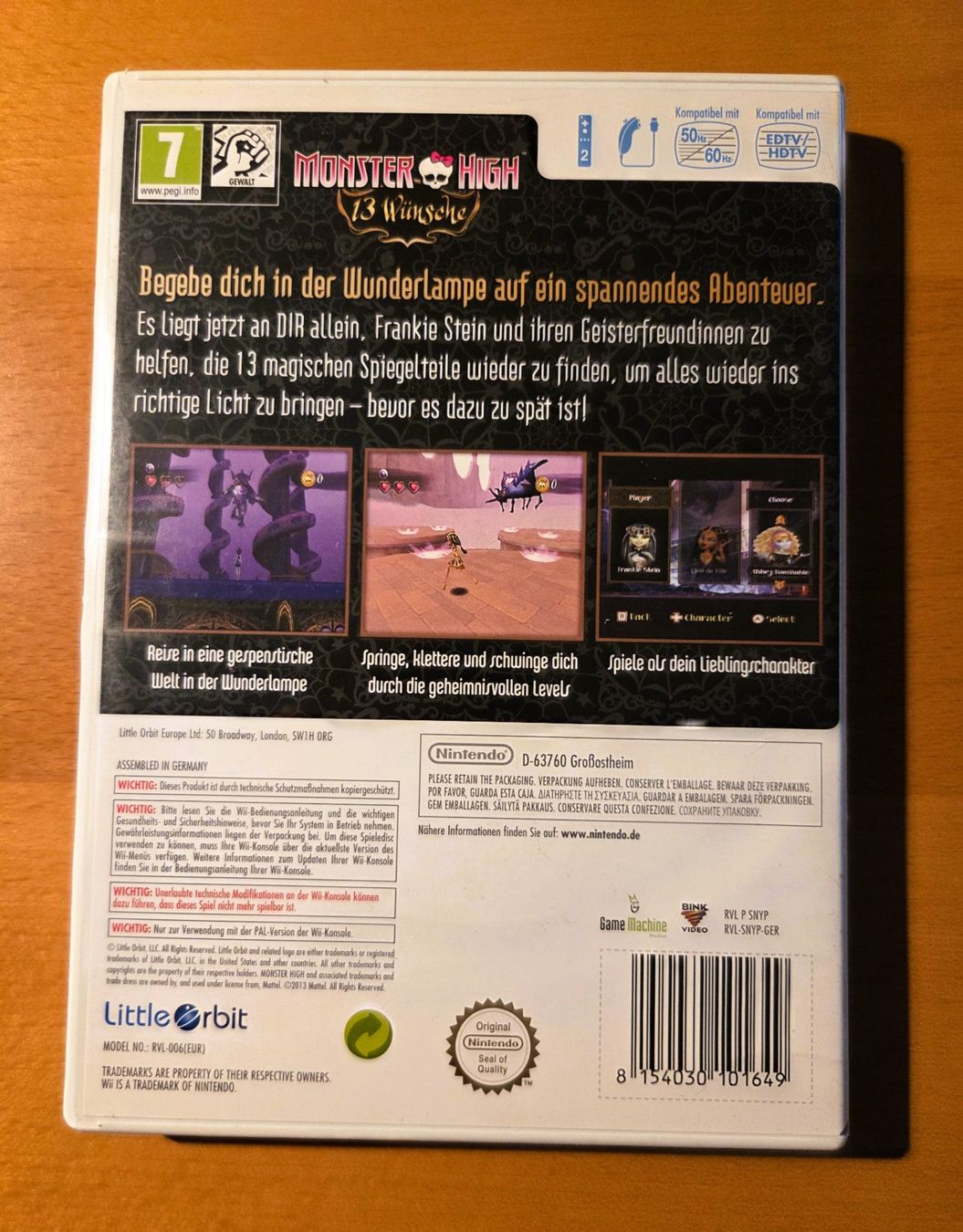 Nintendo Giochi: Wii - MONSTER HIGH – Usato da Brüttisellen venduto da Nighttrain 2