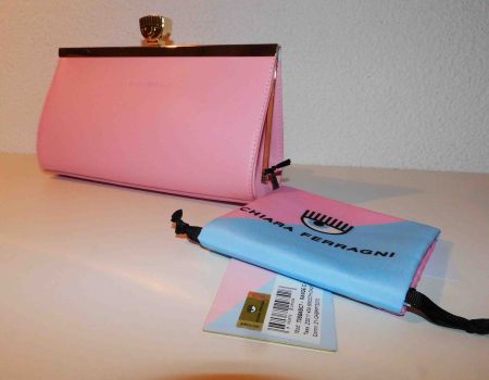 Rausverkauf - Design Chiara Ferragni Clutch Neu  Rosa