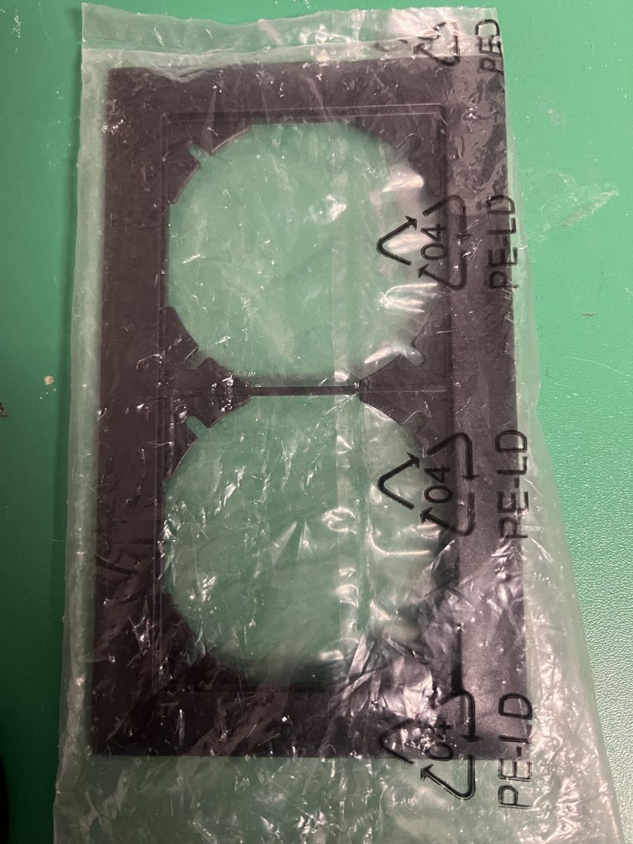 Feller Schalter: Edizio Due Rahmen Gr.I-I Schwarz – Neu und originalverpackt aus Münchenstein von pricehouse