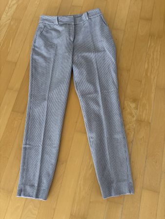 Phase Eight Hose, grau-weiss, neuwertig, Grösse 38