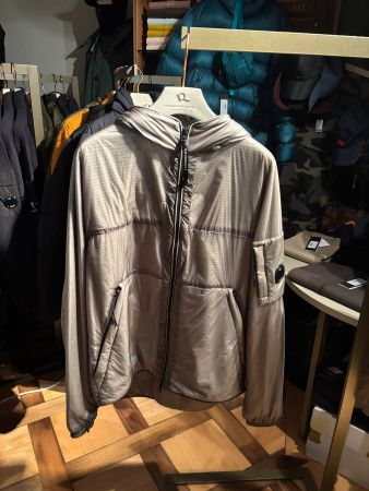 Veste CP Company, marron et beige