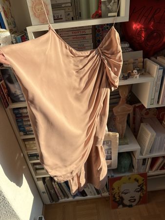 PRADA Robe Été Pêche en Soie, T.42 - État Impeccable!
