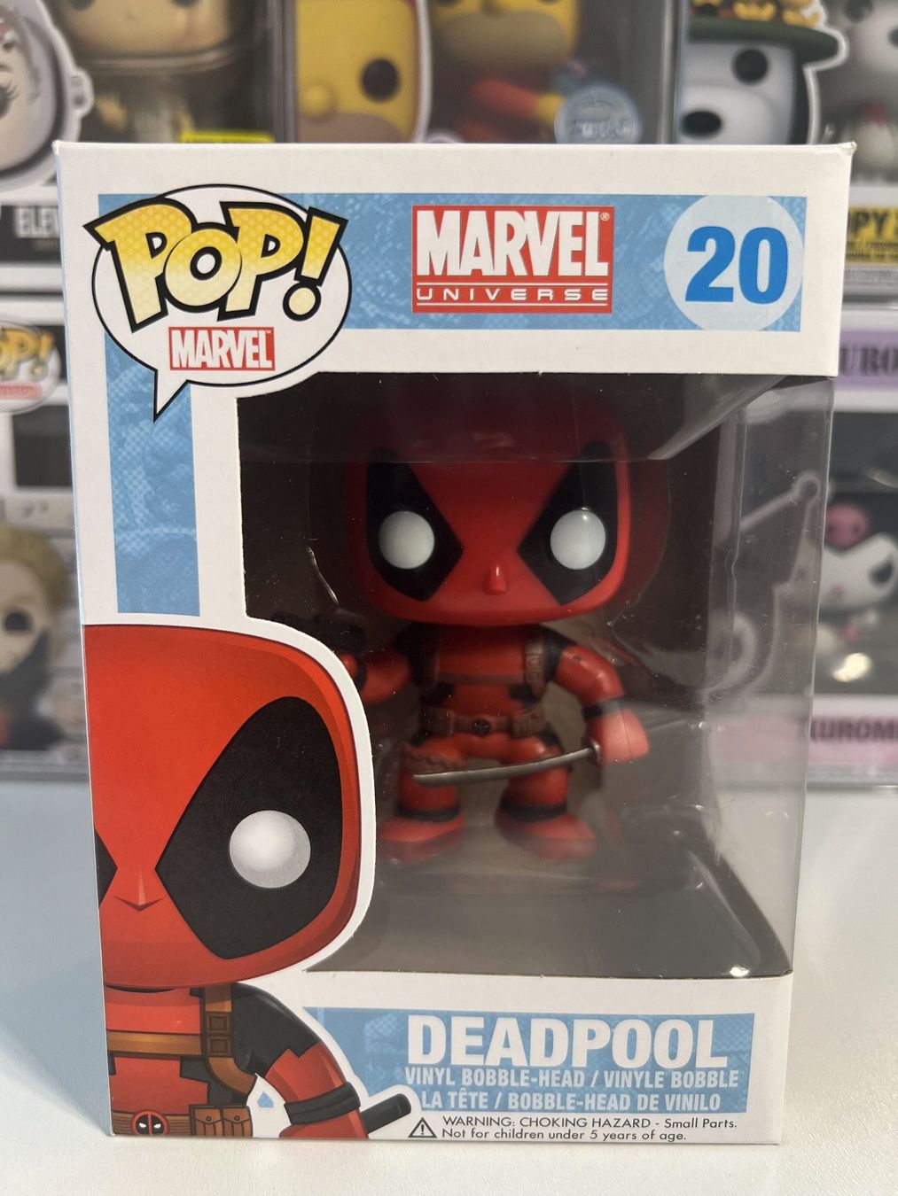 Funko Figuren: Funko POP! Marvel Deadpool (Red) (Sortie 2013) – Neu und originalverpackt aus Le Mouret von perfectbijou