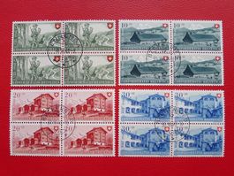 1948, Patria: B38-B41, 4er BLÖ v. BECKENRIED (NW) Kat: 100.-