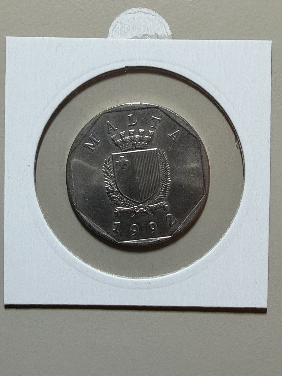 Tutti le monete: Malte - 50 cents - 1992 – Usato da Payerne venduto da Mike1682 1