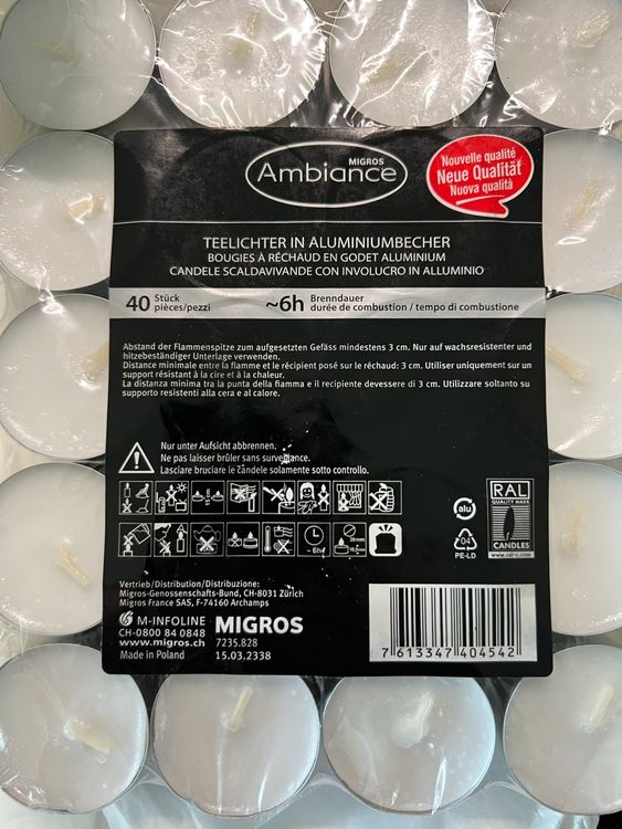 ASANMU Rote Herz Teelichter 100 Stück - Romantische Kerzen 2-4 Stunden