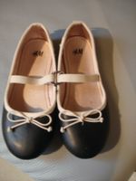 Schwarze Mädchen Ballerinas H&M, Grösse 28