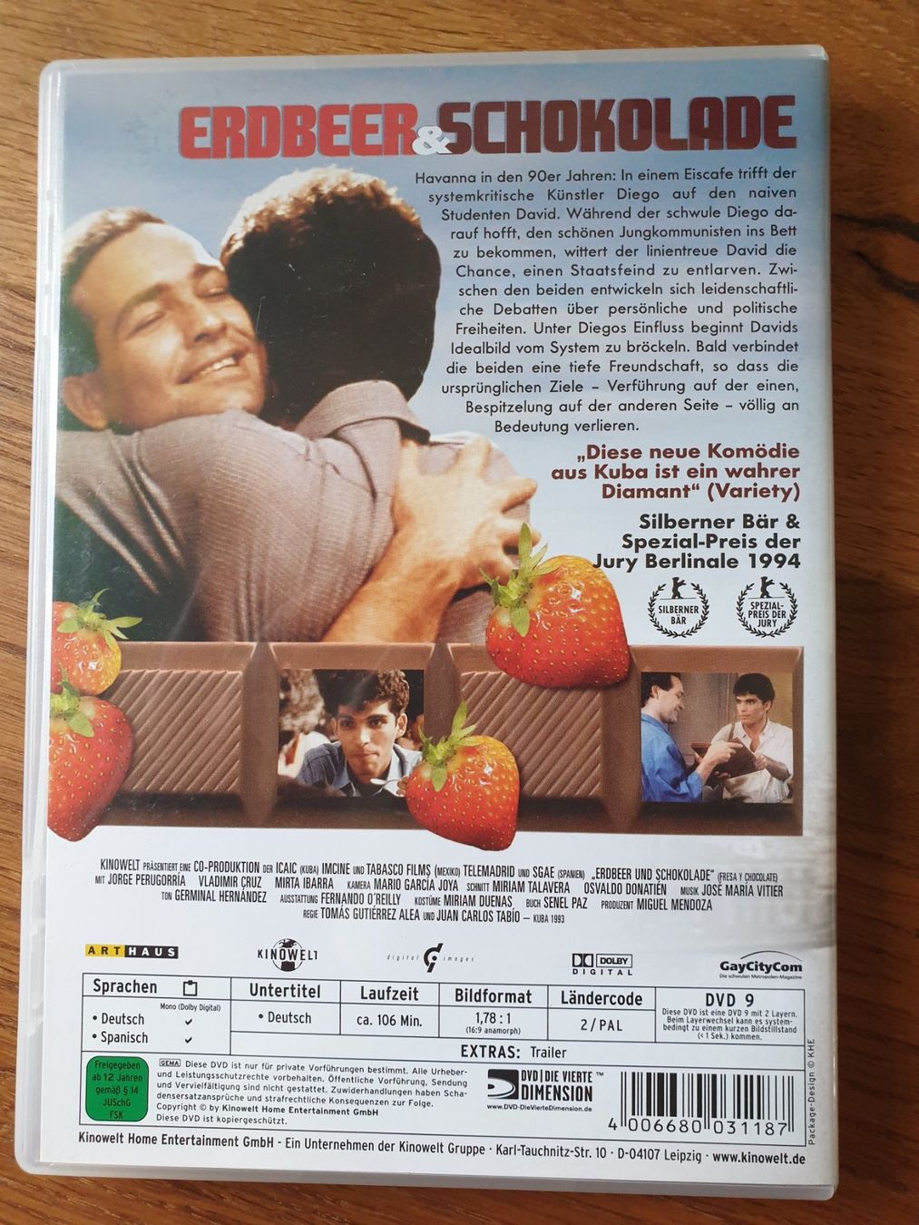 Tutti i DVDs: Erdbeer und Schokolade – Usato da Bern venduto da monbijou01 1