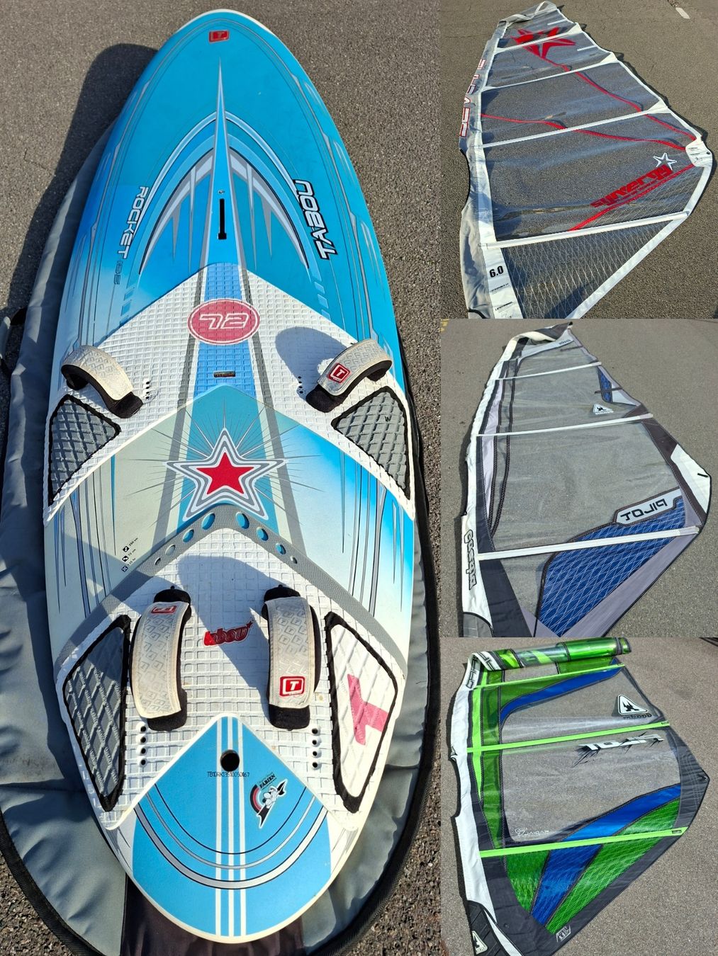 Planches de surf: Tabou Rocket 135 komplett – D'occasion à Fällanden par Nmustang