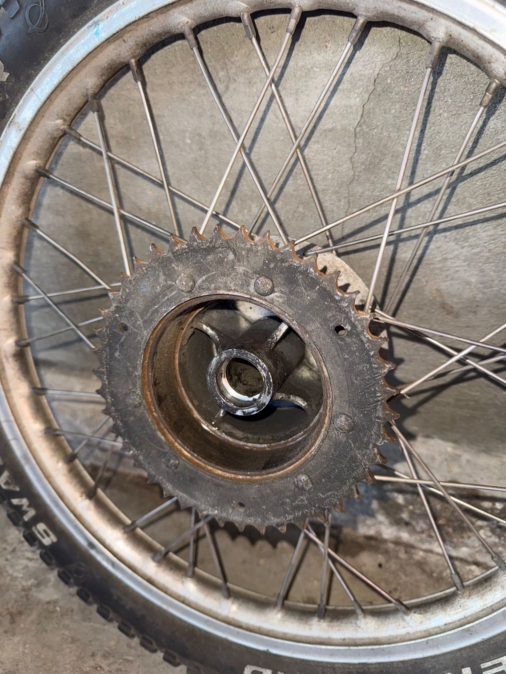 Zündapp Parti ricambio per ciclomotori: Mofa Speichenradsatz 16 Zoll – Difettoso da Fahrni b. Thun venduto da berger_tuning34 1