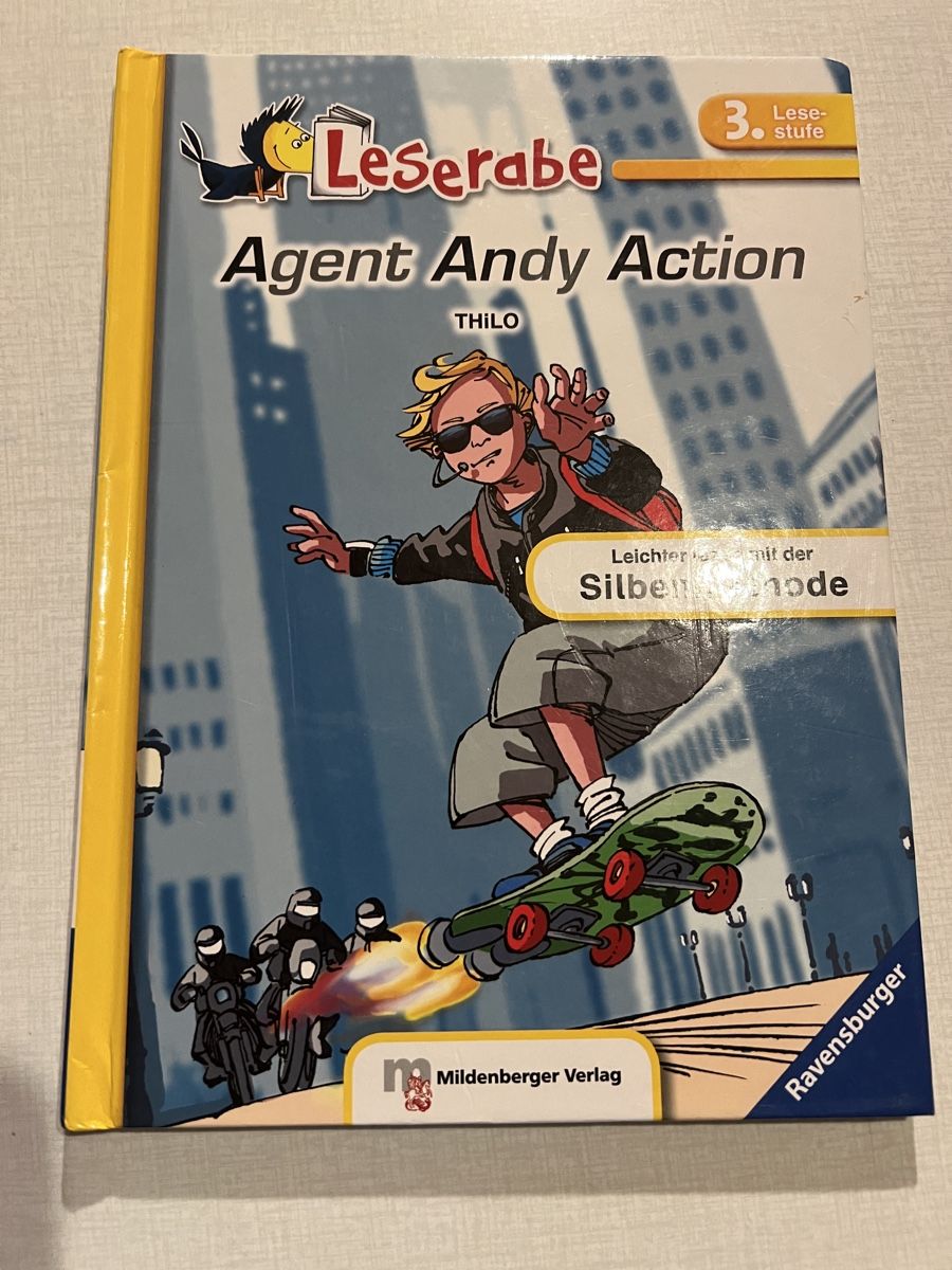 Libri: Buch von Leserabe: Agent Andy Action - 3. Lesestufe – Usato da Wohlenschwil venduto da SmokyAnnie