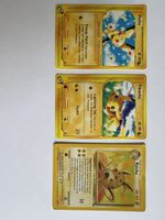 Lot Pokémon vintage – Pichu, Pikachu & Raichu