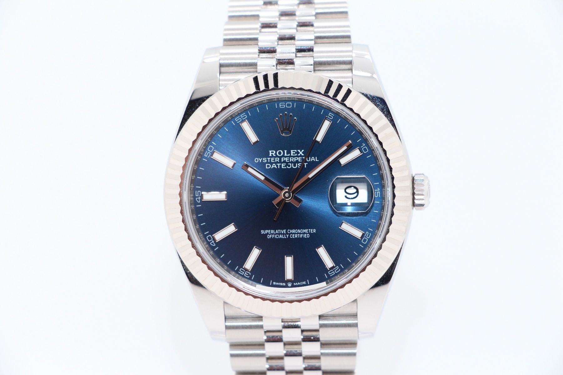 Rolex Orologi: Rolex Datejust 41 Blau Jubilee Ref. 126334, Full-Set – Usato da Zug venduto da eMDi_Collection