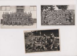 3 cartes postales militaires - armée suisse