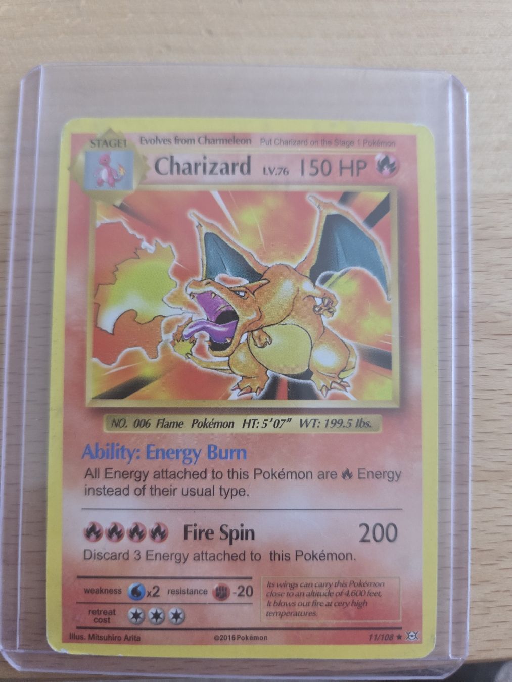 Pokémon Cartes à collectionner: Charizard 11/108 stage 1  – D'occasion à Wil SG par Zaza1621