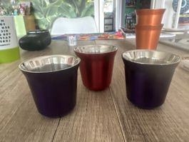 Nespresso Pixie Arpeggio-Tassen Set 3 Stück neuwertig