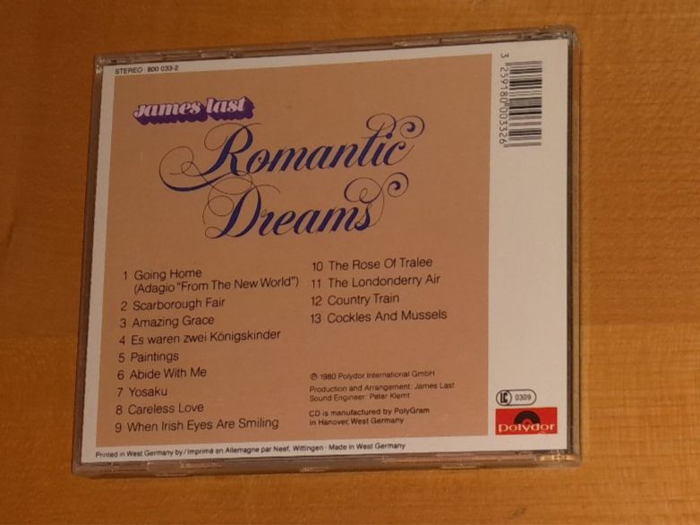 CD: James Last - Romantic Dreams - CD ! – Usato da Steffisburg venduto da FutureOne 1