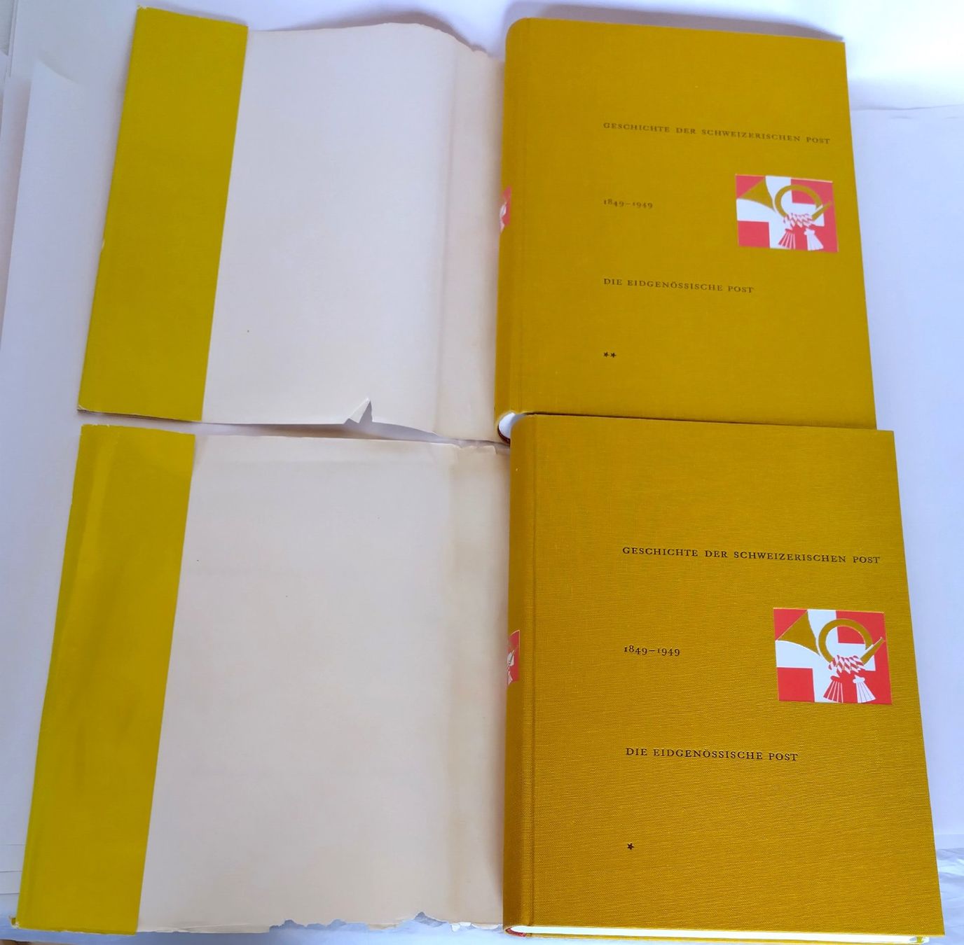 Libri: Geschichte der Schweizerischen Post 1849 - 1949 / 2 Bände – Usato da Bellach venduto da JingleJerry 2
