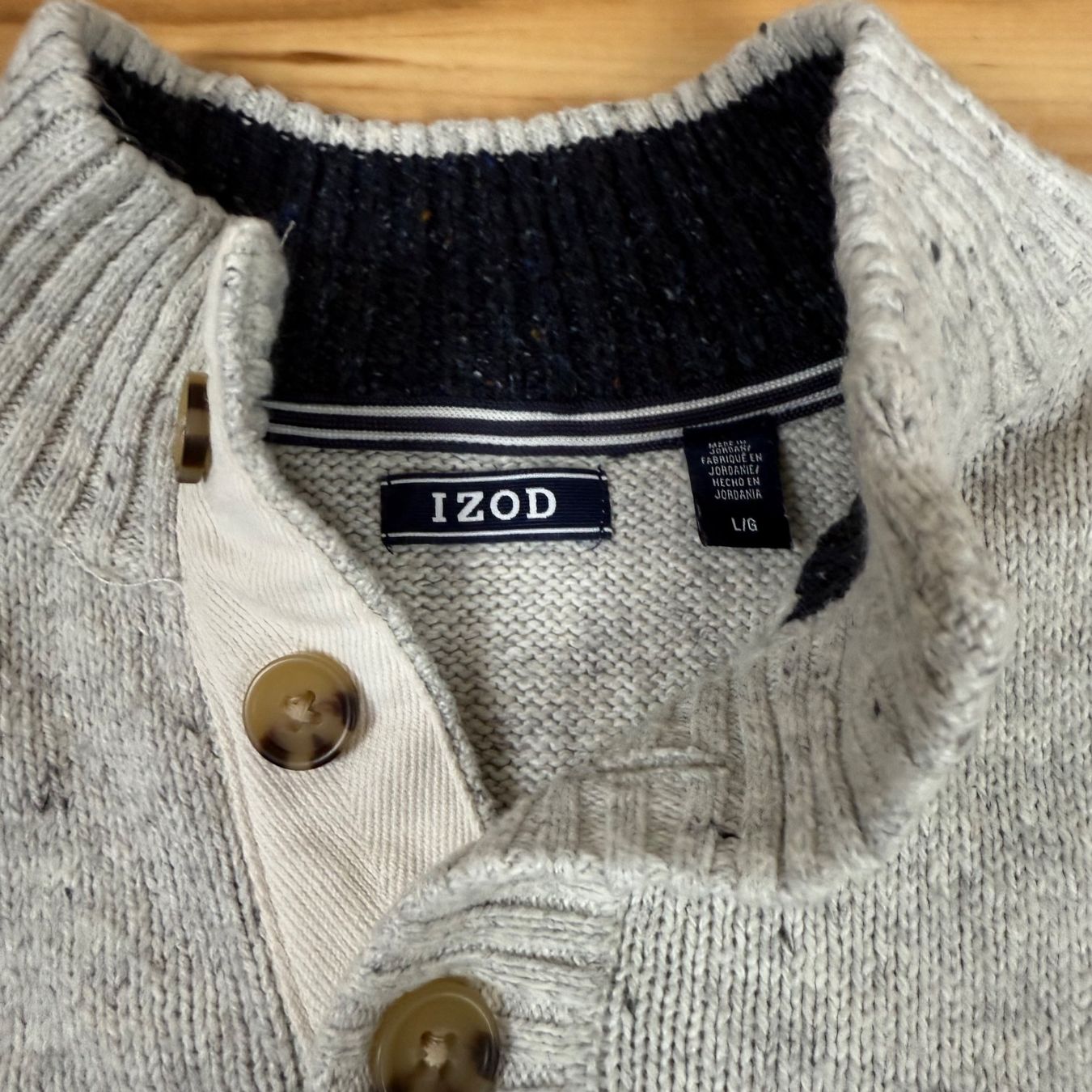Maglioni & Felpe: Vintage Izod Strickpullover Knit Baumwolle – Usato da Herisau venduto da 1asupply 1