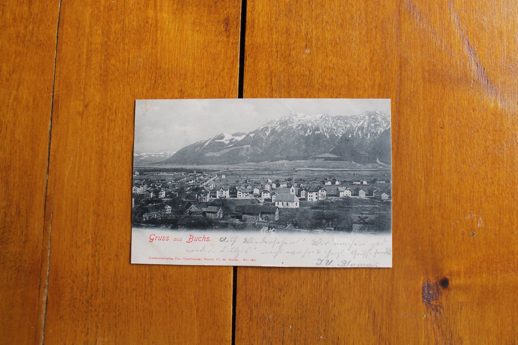 Cartoline postali: AK Gruss aus Buchs SG – Usato da Oftringen venduto da kambodo