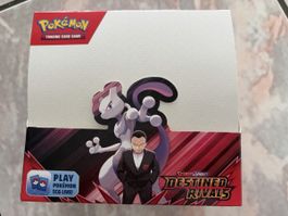 Pokemon Karten Destined Rivals Booster BoxDisplay Leer/Empty