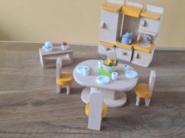 85teilige hochwertige und liebevolle Puppenhausausstattung