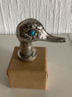 Buchon de bouteille tête de Canard argenté vintage