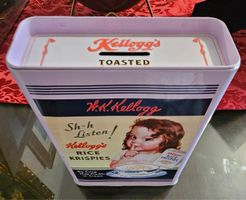 Boîte de céréales Kellogg's vintage, Rice Krispies