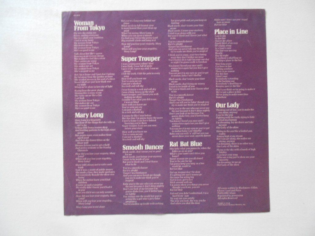 Dischi in vinile: DEEP PURPLE  -  WHO DO WE THINK WE ARE ! – Usato da Bex venduto da Giorgiob 2