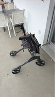 Rollator Gehwagen faltbar grau akzeptabler Zustand