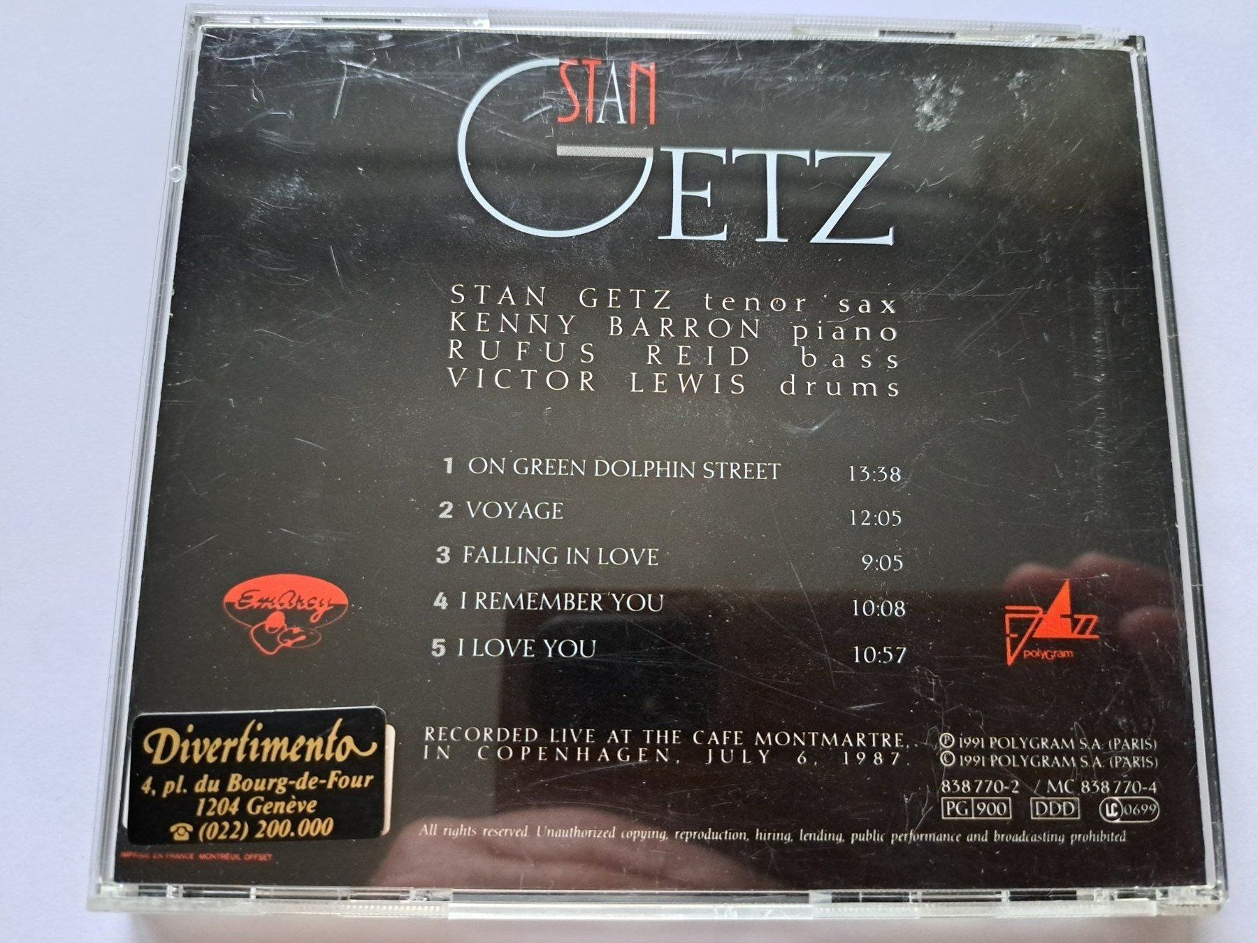 CDs: Cd Stan Getz - Serenity – Gebraucht aus Pully von bro_n52j 1