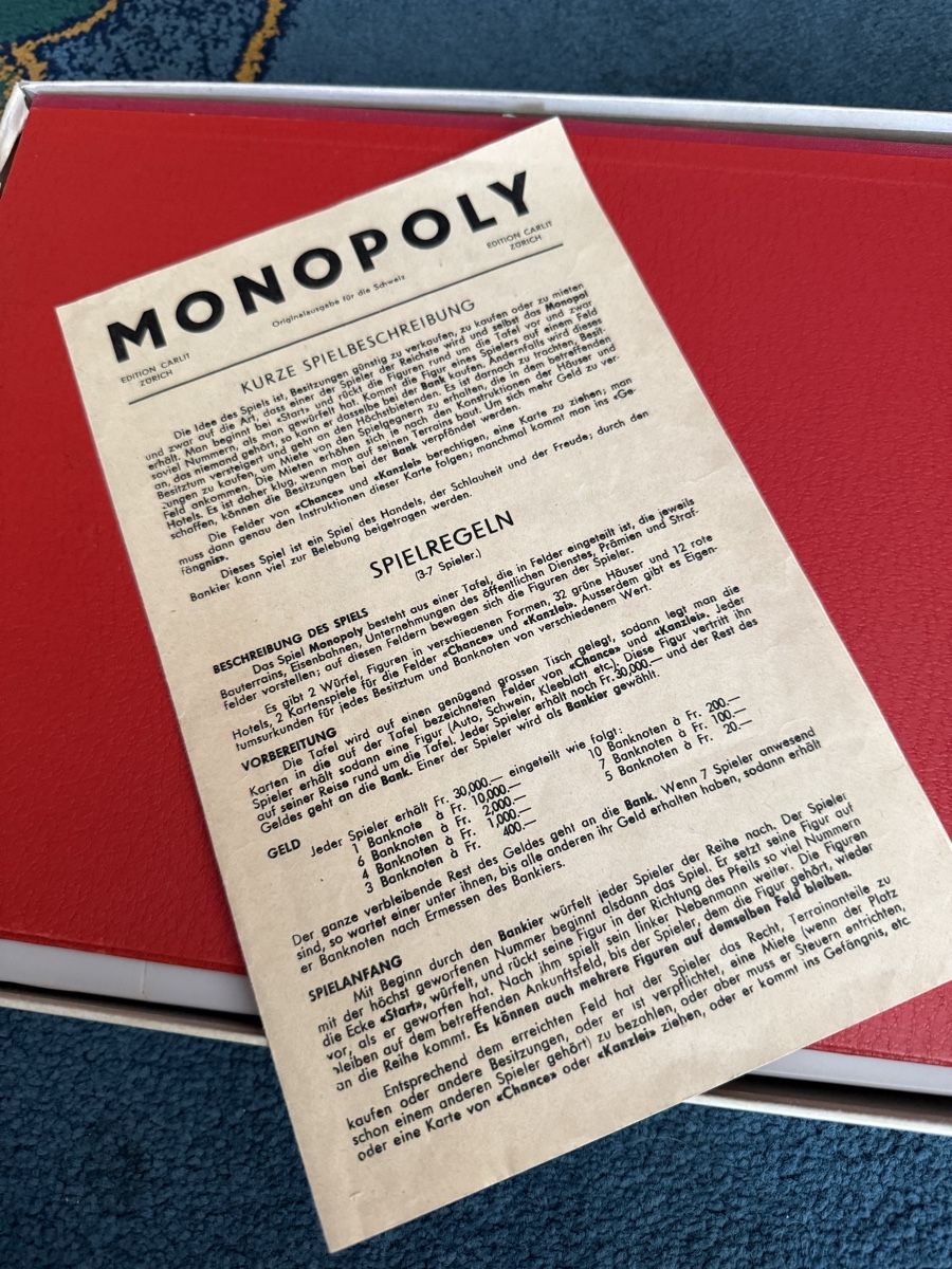 Carlit Giochi: Monopoly de Luxe Edition Carlit Brettspiel  – Usato da Leissigen venduto da tahari 1