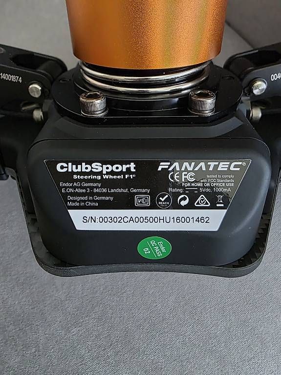 Controller: Fanatec F1 Wheel – Usato da Sursee venduto da RSTrophy 3