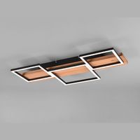LED Deckenleuchte, Dimmbar, Holz