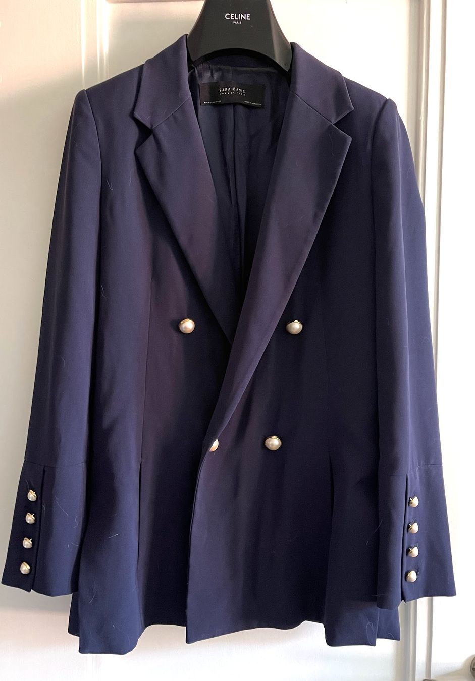 Zara Jacken: Zara navy blazer, pearl buttons – Gebraucht aus Zürich von aliiix