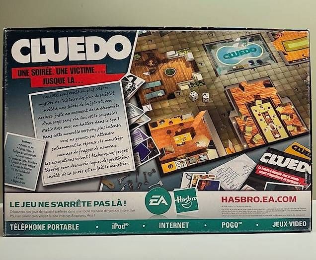Giochi: CLUEDO Le Jeu des grands détectives PARKER – Usato da Genève venduto da theo-zb2m 1
