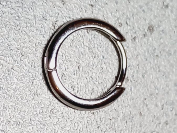 Orecchini pendenti & Orecchini a lobo: 1 Creolen Ohrhänger 925 Silber 0.7g – Nuovo e nell'imballaggio originale da Winistorf venduto da acreativ4