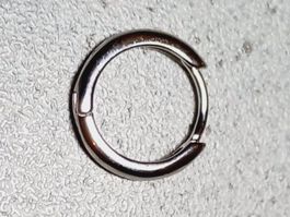 1 Creolen Ohrhänger 925 Silber 0.7g