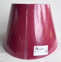 1 Stk. Lampenschirm Rot von Ryckaert gem. Bilder/Beschrieb