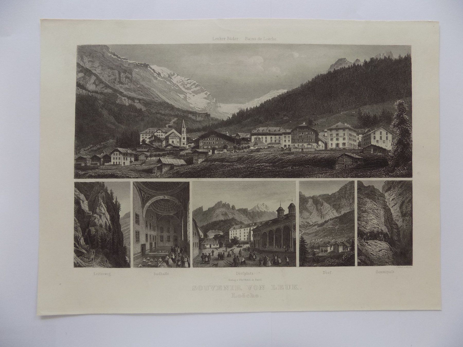 Gravures: Leuk Souvenir – D'occasion à Risch par Rischli15 1