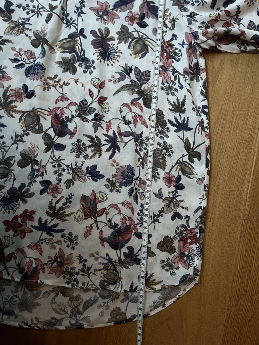 Massimo Dutti Camicette: Massimo Dutti Bluse, Gr. 38, Blumenmuster, Bohostyle – Usato da Wädenswil venduto da Iana32 5