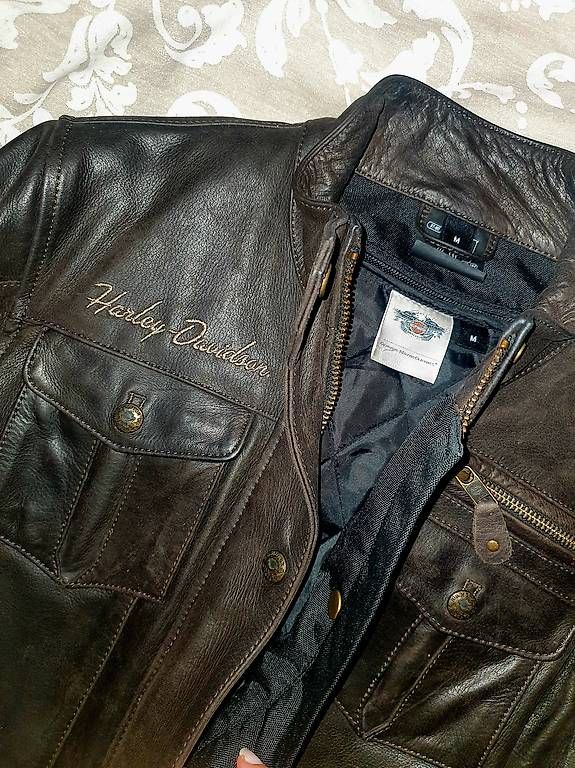 Giacche: Giacca Harley Davidson, pelle di bufalo. – Usato da Locarno venduto da Eva2024 2