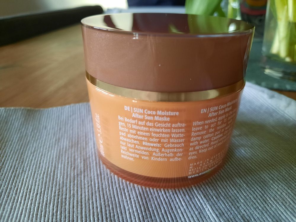 M.Asam After Sun Mask Coco Moisture Family Size 100ml Kaufen auf Ricardo