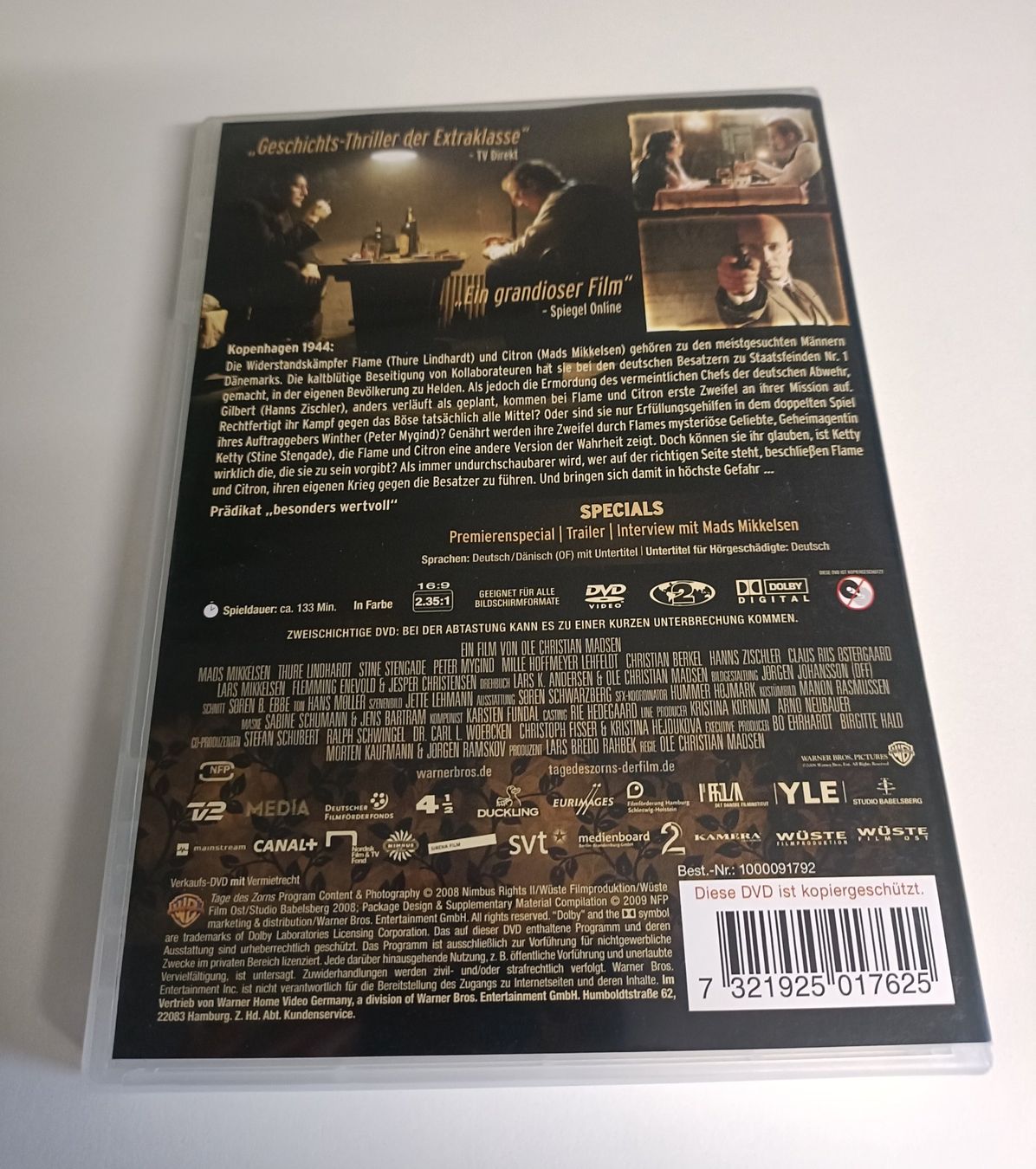 Alle DVDs: Tage des Zorns – Gebraucht aus Köniz von Movieportal007 1