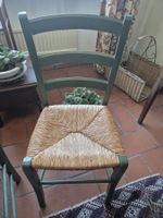 4 sedie in paglia