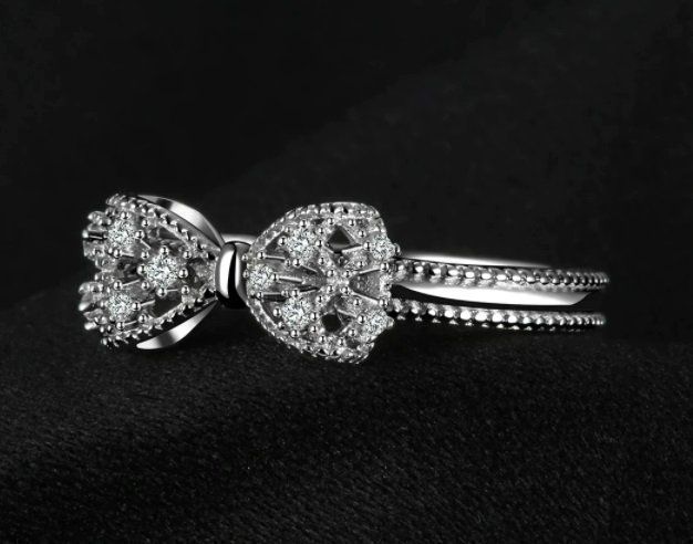 Anelli: 925 Sterling Silber Ring mit Zirkonia – Nuovo e nell'imballaggio originale da Uerkheim venduto da Kaufoption 2