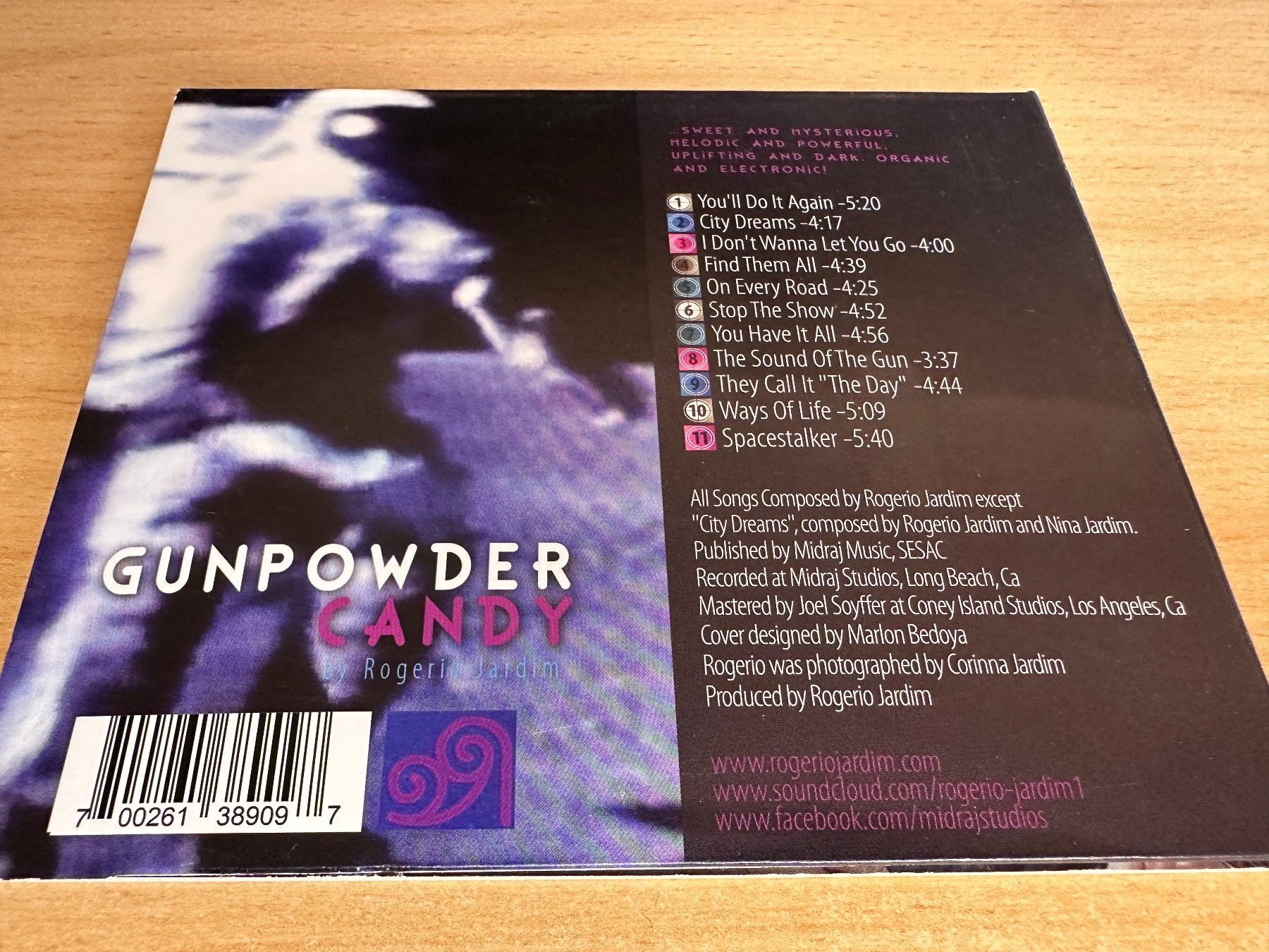CDs: Rogerio Jardim - Gunpowder Candy – Gebraucht aus Rikon im Tösstal von Alpenmutz 2