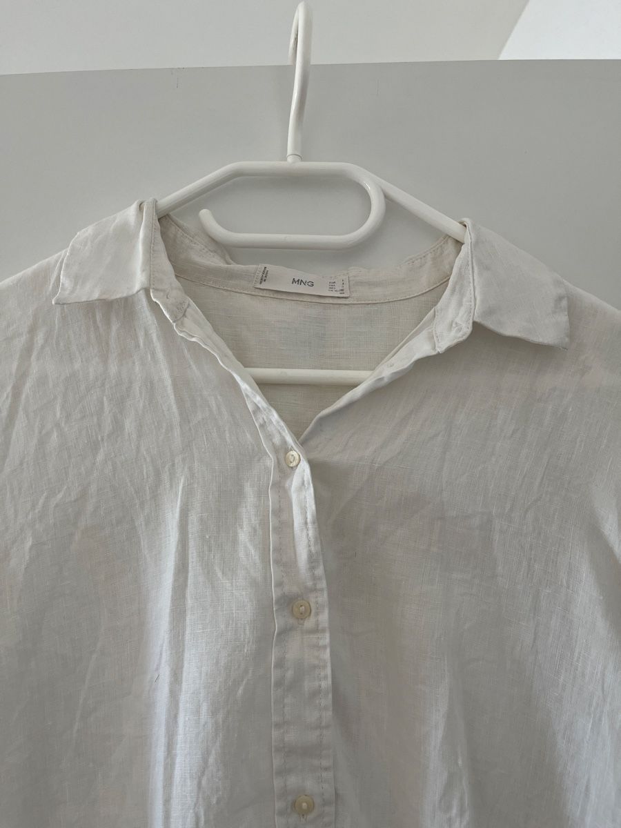 Mango Chemisiers: Leinenbluse weiss – D'occasion à Allschwil par MaloseS08 1