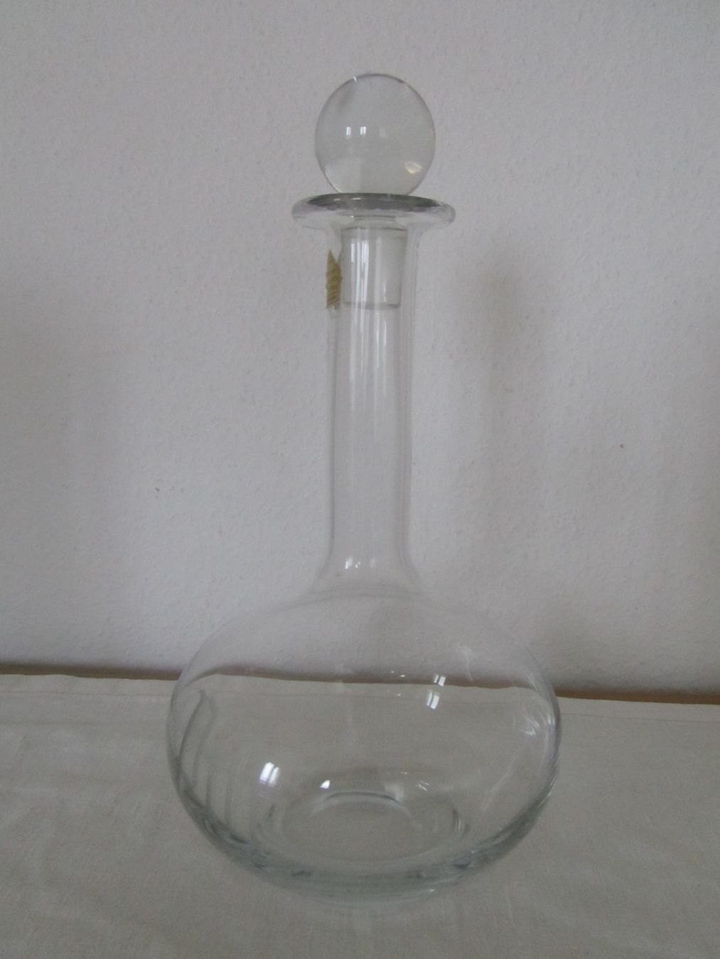 Caraffe: Dekantierer, Karaffe, edles Glas mit Monogramm "PM" – Usato da Seengen venduto da mikelele