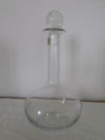 Dekantierer, Karaffe, edles Glas mit Monogramm "PM"